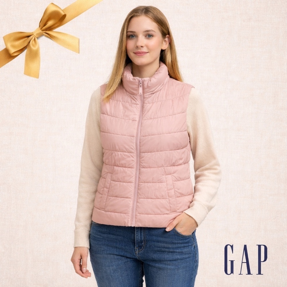 GAP ColdControl Blush Puffer Vest XL